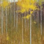 David Grossmann, Early October Hillside, oil, 10 x 8.