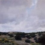 Douglas Fryer, East Desert, oil, 24 x 24.