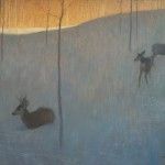 David Grossmann, In the Snow and Shadow, oil, 18 x 24.