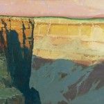 Len Chmiel, Abstrata, oil, 34 x 45.