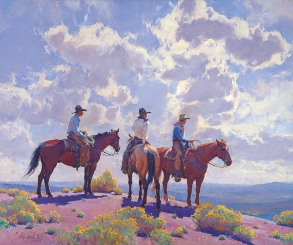 R.S. Riddick, Good as it Gets, from the 2015 Cowboy Artists of America show.