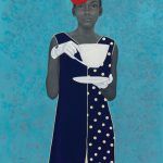 Amy Sherald, Miss Everything (Unsuppressed Deliverance), oil, 54 x 43.