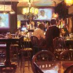 Tim Kelly, The Great American Pub, oil, 8 x 10.