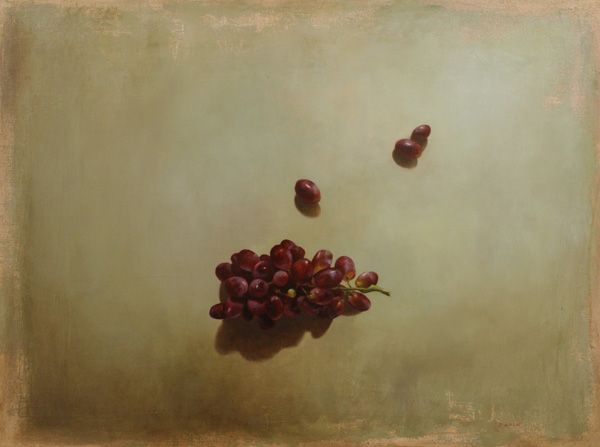 Tyler Swain, Red Cluster, oil, 18 x 24.