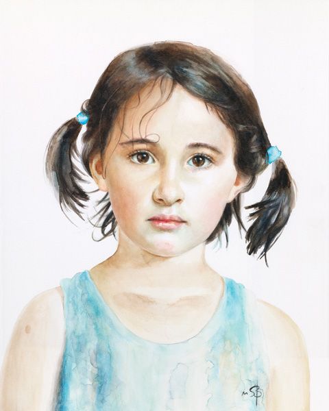 Misty Segura-Bowers, Ephemeral, watercolor, 20 x 16.