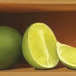 Benjamin M. Johnson, Limes, oil, 4 x 8.