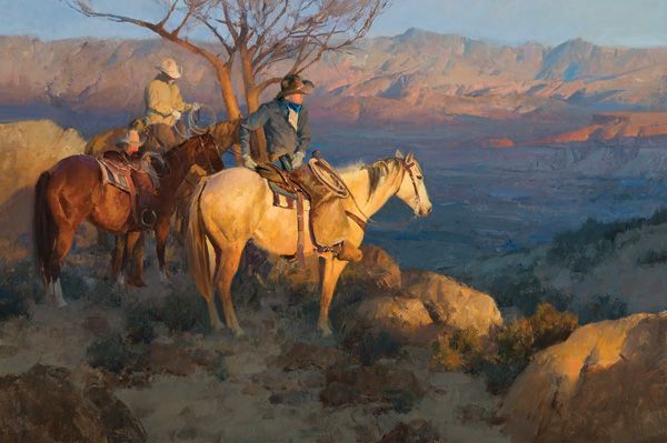 american western artists oil paintings