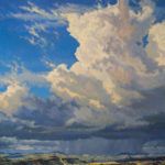 Mark Haworth, Desert Rain, oil, 28 x 24.