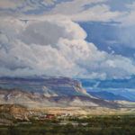 Mark Haworth, Thunder Over Boquillas, oil, 24 x 36.
