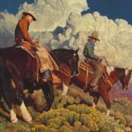 Mark Maggiori, West of the Rio Grande, oil, 45 x 60.