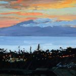 Scott W. Prior, Lahaina Lights, oil, 11 x 14.