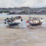 Deborah Tilby, Two Little Fishing Boats, oil, 12 x 16.