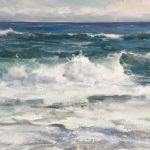 Deborah Tilby, Waves, oil, 12 x 18.