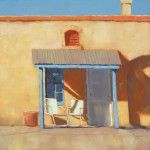 Rodgers Naylor, Patio Chairs, oil, 20 x 20.