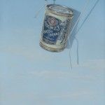 Randy Van Dyck, String Beans, acrylic, 21 x 10.