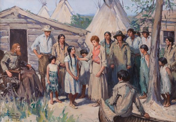 W.H.D. Koerner, Squaw Woman, oil, 28 x 40. $20,000-$30,000. 