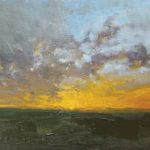 Erin Spencer, Avond, Evening, oil, 6 x 8.