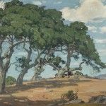 William Wendt, The Top of the Hill Near San Luis Obispo, 1926, oil, 25 x 30. Estimate: $50,000-70,000.