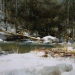 Mark Boedges, A Winter Harmony, oil, 11 x 14.