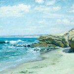 Guy Rose, La Jolla Beach, c. 1915-1920, oil, 24 x 29. The Kinsella Collection.