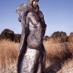 Glenna Goodacre, Crossing the Prairie, bronze, h72. Estimate: $50,000-$70,000.