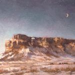 Todd A. Williams, Hole in the Rock, Banner County, oil, 12 x 16.