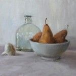 Jan Jewell, Pears, oil, 16 x 20.