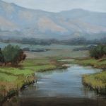 Jane Hunt, Boulder Creek, oil, 11 x 14.