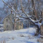 Roger Dale Brown, After the Snow, oil, 20 x 28.