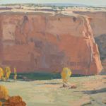 G. Russell Case, Canyon de Chelly, oil, 12 x 16.