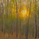 Aimee Erickson, Driveway Sunset, oil, 14 x 18.