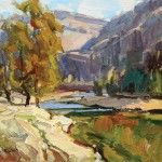 Anton Pavlenko, Crooked River Canyon, oil, 16 x 20.