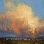 Kim Casebeer, Evening Monsoon, oil, 10 x 12.
