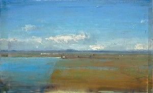 Michael Workman, Estuary, oil, 7 x 11.