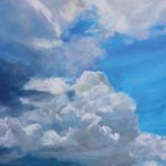 Michelle Courier, Colorado Storm, acrylic, 48 x 30.