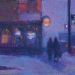 Doug Dawson, Winter Flurries II, pastel, 11 x 14.