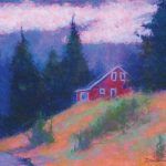 Doug Dawson, Low Clouds, pastel, 16 x 18.