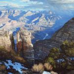 David Caton, South Rim, Grand Canyon, oil, 60 x 48.