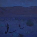 Eric Merrell, Desert Moonlight With Jupiter Setting, oil, 24 x 26.