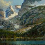 Andrew Peters, Fern Lake Trail, oil, 30 x 36.