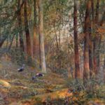 Andrew Peters, Hazel Dell Forest, oil, 30 x 36.