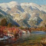 Andrew Peters, South Fork Ogden River, oil, 26 x 32.