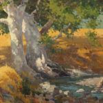 Paul Kratter, Creekside Autumn – Curry Canyon, oil, 16 x 20.