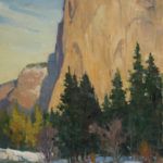 Paul Kratter, El Capitan in Light, oil, 12 x 9.