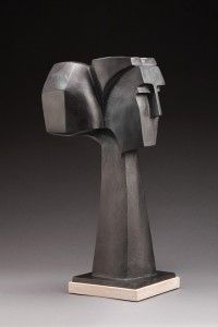 Wayne Salge, Agnes, bronze, 26 x 9 x 13.