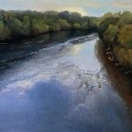 Peter Campbell, Morning on the River, oil, 30 x 34.