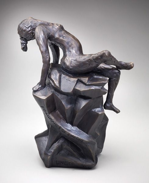 David Unger, Fragrance of Spring, bronze, 16 x 9 x 12.