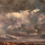 Albert Scharf, April Moon 875, oil, 55 x 42.
