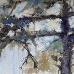 Sandy Marvin, Blue Spruce, pastel, 10 x 14.