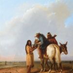 Alfred Jacob Miller, The Thirsty Trapper (1850), oil, 24 x 20. Estimate: $1,500,000-$2,500,000.